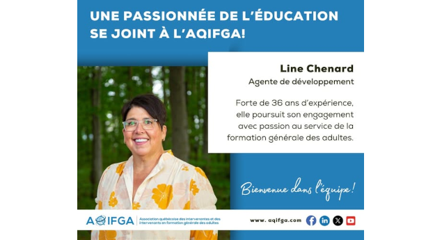 Nouvelle agente de développement